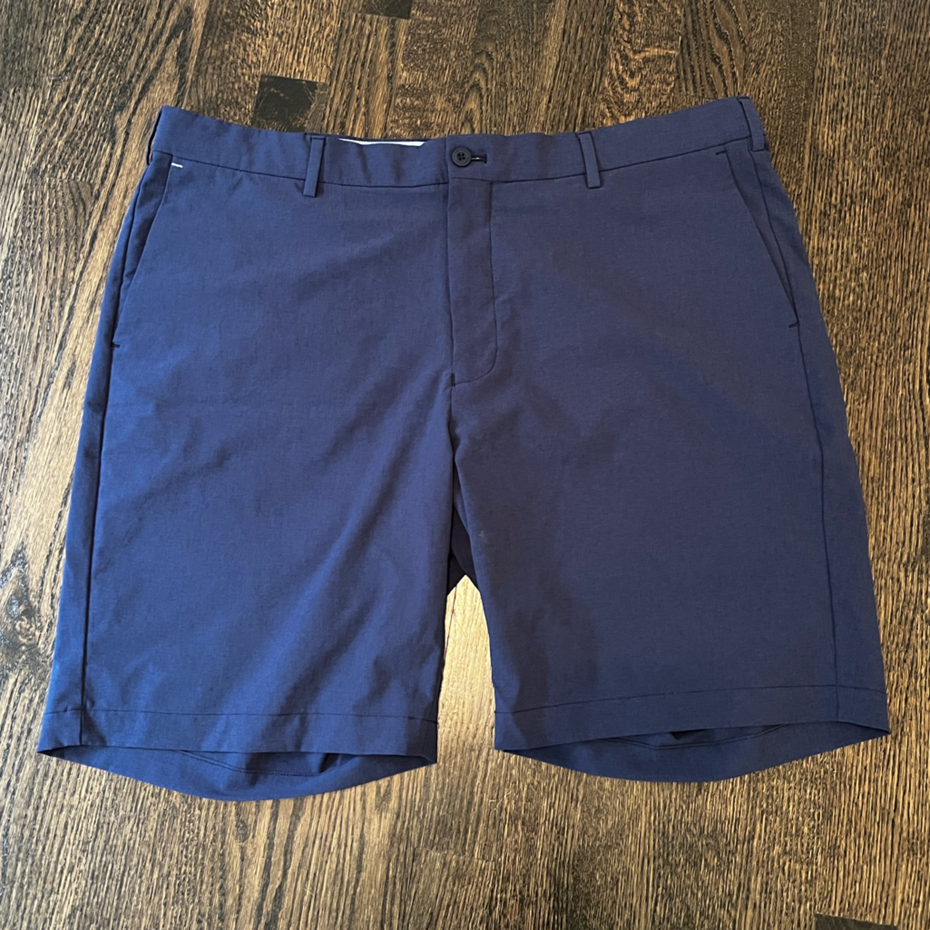 Peter Millar Men's Dark Blue Performance Golf Shorts